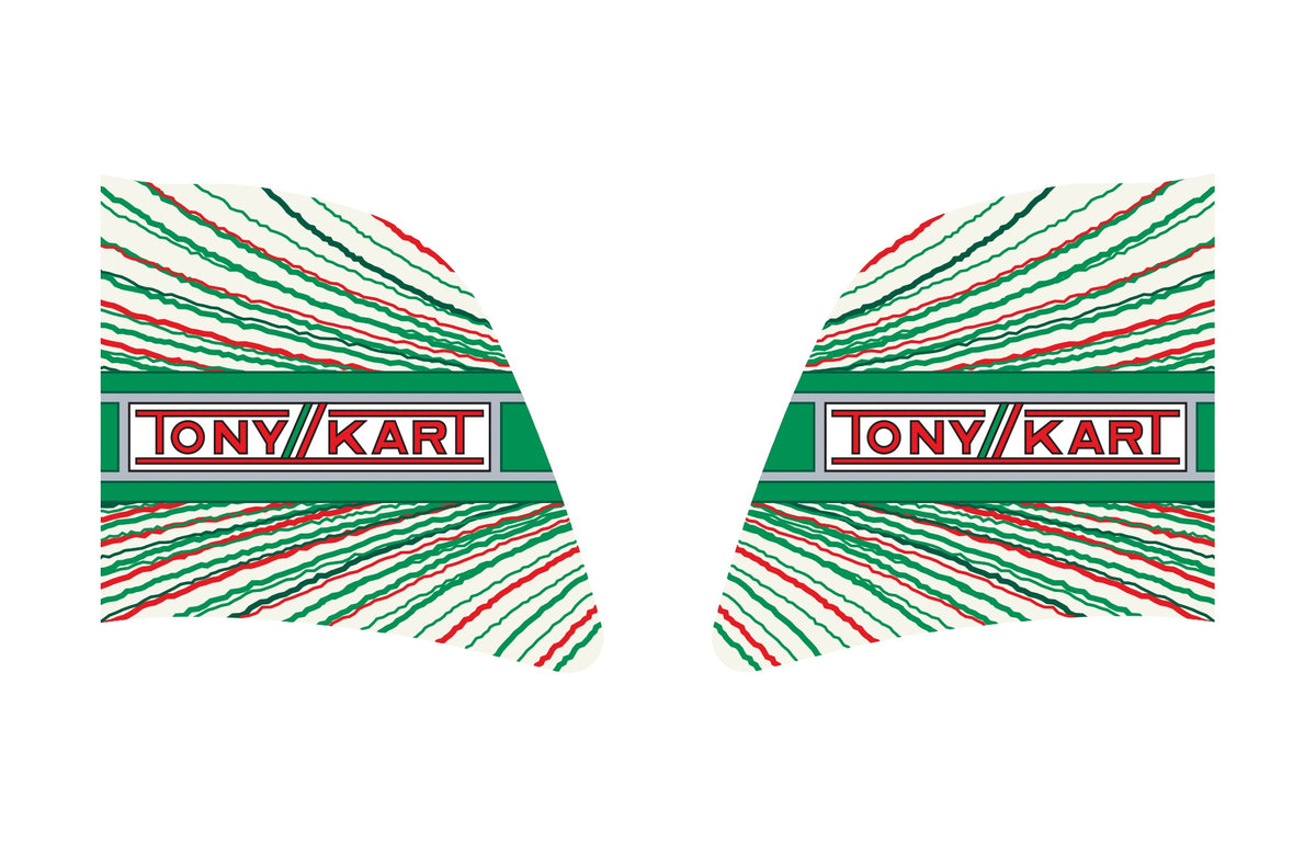 OTK 3LT Fuel Tank's Stickers – 0073.XTDG – genuine OTK Tony Kart part