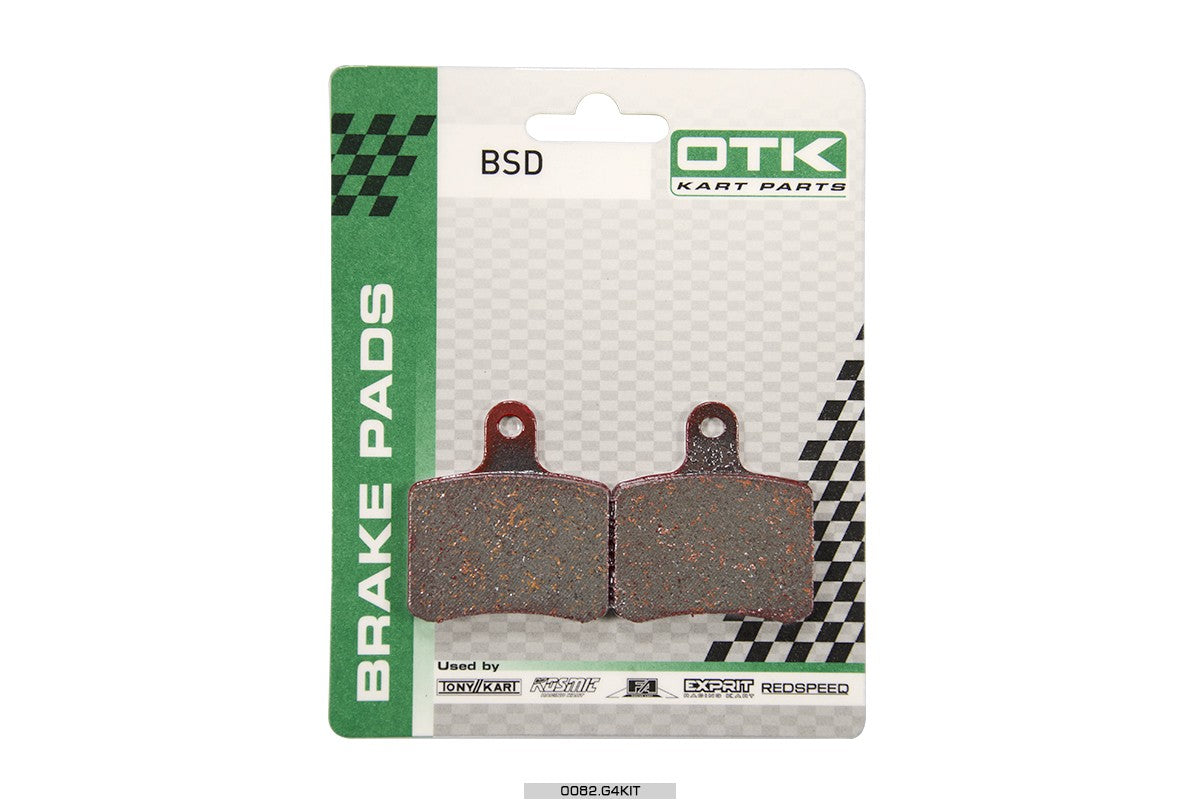 OTK BSD Rear Brake Caliper's Pad – 0082.G4KIT – genuine OTK Tony Kart part